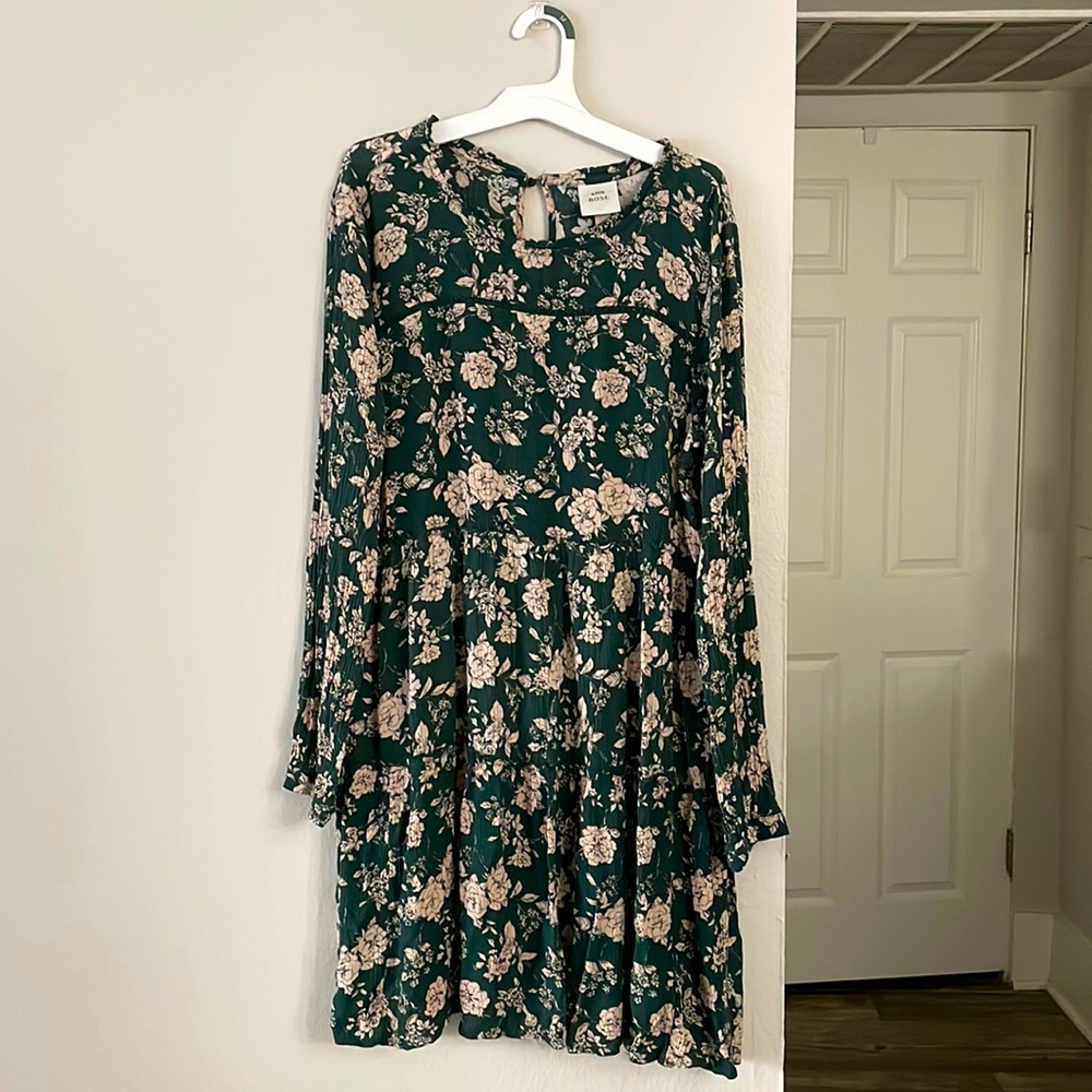Target medium know rose long sleeve dress